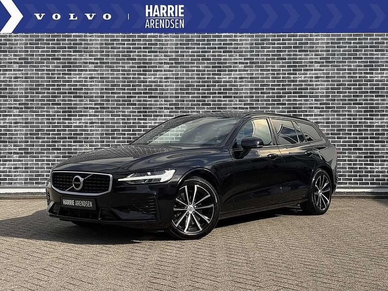 Zwart Gebruikt 2018 Volvo V60 R-Design Stationwagen | € 30.899 (Eerlijke prijs) - Afbeelding 1/4