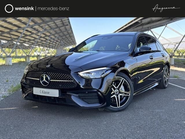Zwart, metallic lak Nieuw 2025 Mercedes C180 Business Stationwagen | € 64.248 (Eerlijke prijs) - Afbeelding 1/4