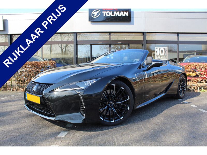 Zwart, metallic lak Gebruikt 2023 Lexus LC 500 Cabriolet | € 154.950 - Afbeelding 1/4