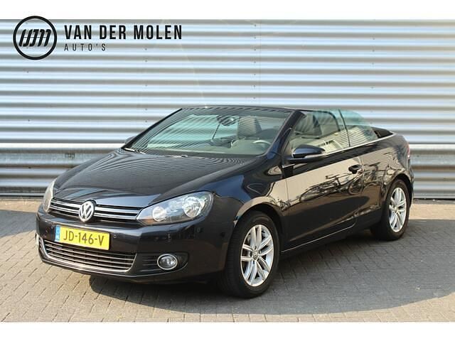 Zwart Gebruikt 2013 VW Golf Cabriolet Cabriolet | € 12.950 (Iets duurder) - Afbeelding 1/4