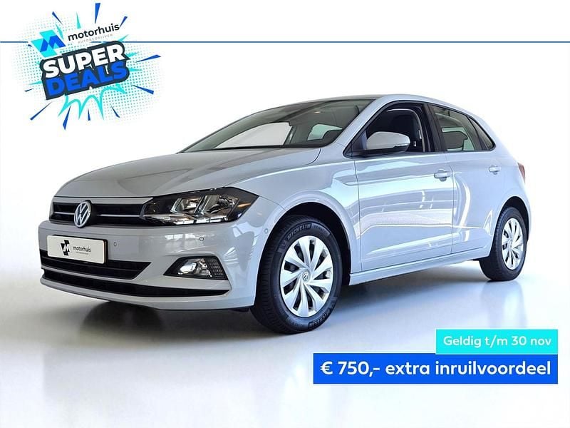 Wit Gebruikt 2021 VW Polo Comfortline Hatchback | € 15.940 (Goede deal) - Afbeelding 1/4