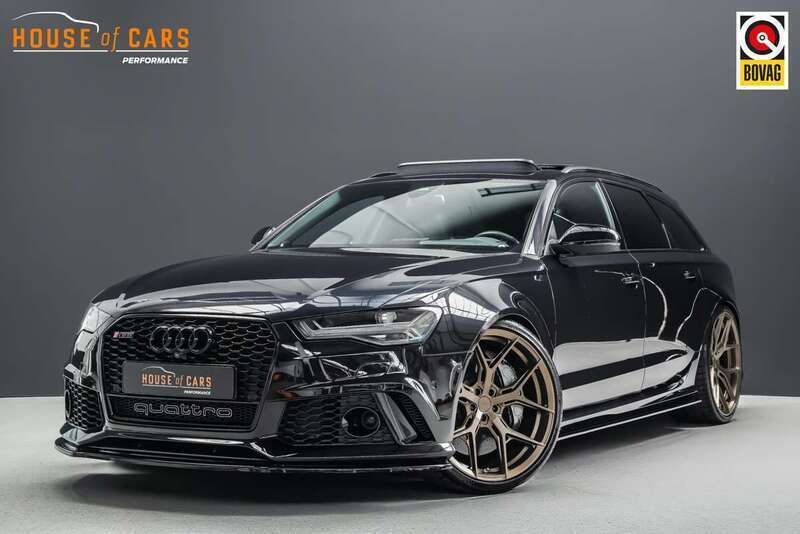 Zwart Gebruikt 2018 Audi RS6 Performance Stationwagen | € 79.995 (Duur) - Afbeelding 1/4