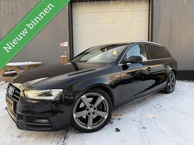 Zwart Occasion 2014 Audi A4 S-Line Stationwagen | € 9.995 (Eerlijke prijs) - Afbeelding 1/4