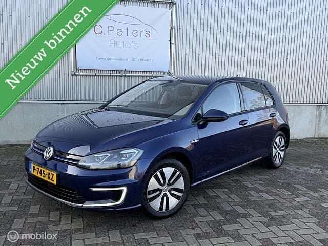 Blauw (metallic) Occasion 2018 VW e-Golf Hatchback | € 9.950 (Eerlijke prijs) - Afbeelding 1/4