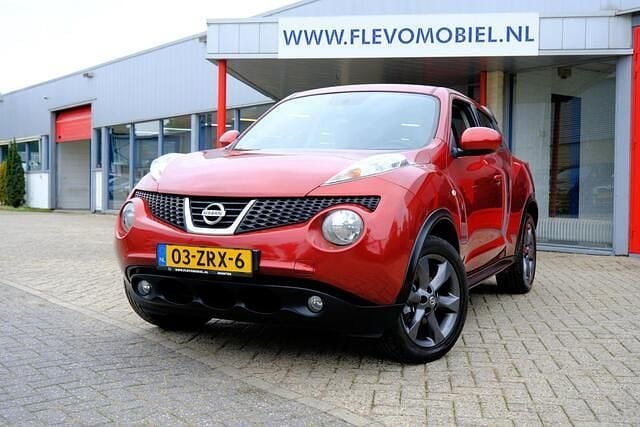Rood Gebruikt 2013 Nissan Juke Acenta SUV | € 8.750 (Eerlijke prijs) - Afbeelding 1/4