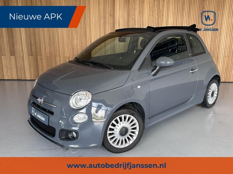 Grijs Gebruikt 2014 Fiat 500C Pop Cabriolet | € 6.950 (Goede deal) - Afbeelding 1/4