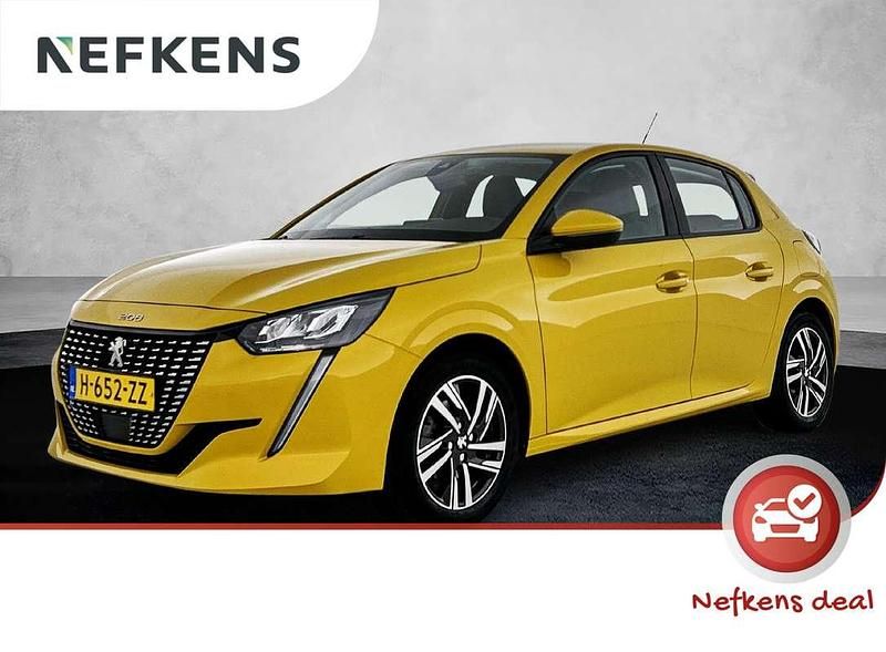 Geel Gebruikt 2020 Peugeot 208 Allure Hatchback | € 15.225 (Eerlijke prijs) - Afbeelding 1/3