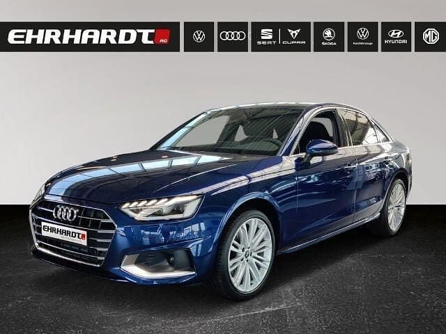 Blauw Gebruikt 2024 Audi A4 Advanced Plus Sedan | € 44.605 (Eerlijke prijs) - Afbeelding 1/4