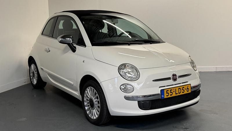 Occasion Fiat 500C Lounge 69 PK (50 kW) 2010 Wit Cabriolet