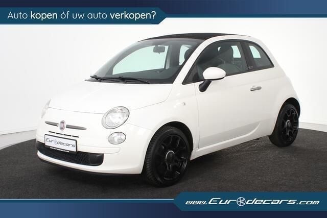 Wit Gebruikt 2012 Fiat 500C Lounge Cabriolet | € 5.800 (Eerlijke prijs) - Afbeelding 1/4