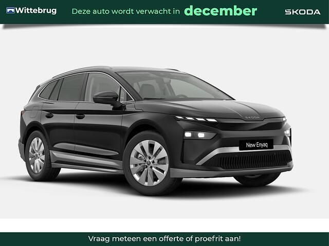 Zwart Nieuw 2025 Skoda Enyaq iV Business Line SUV | € 49.990 (Goede deal) - Afbeelding 1/4