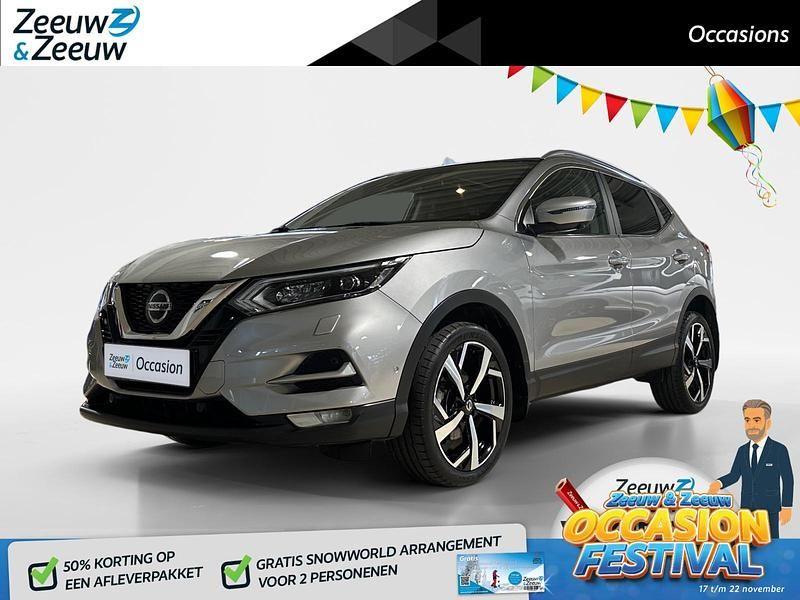 Silver metallic (ky0) Gebruikt 2021 Nissan Qashqai N-TEC SUV | € 23.995 (Goede deal) - Afbeelding 1/3
