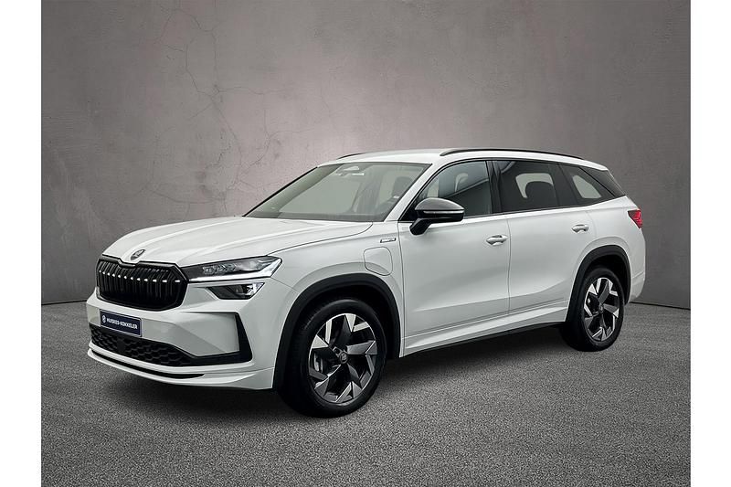 Wit Nieuw 2025 Skoda Kodiaq Business Line SUV | € 56.127 (Eerlijke prijs) - Afbeelding 1/4