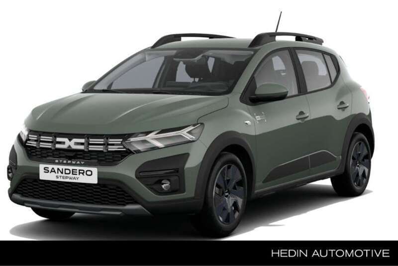 Groen, metallic lak Nieuw 2025 Dacia Sandero Expression Hatchback | € 24.414 (Eerlijke prijs) - Afbeelding 1/3