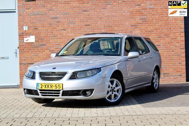 Grijs Gebruikt 2007 Saab 9-5 Vector Stationwagen | € 2.295 (Super prijs) - Afbeelding 1/4