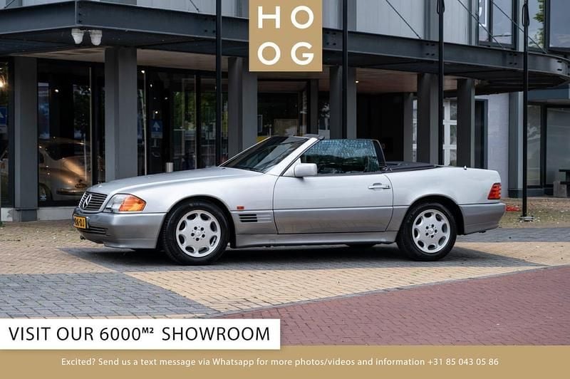 Zilver Occasion 1990 Mercedes SL500 Cabriolet | € 29.950 - Afbeelding 1/4