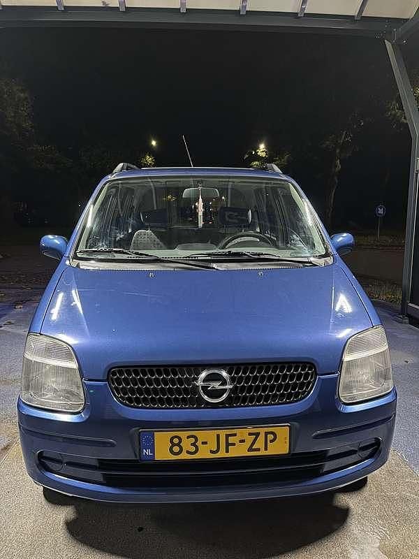 Blauw Gebruikt 2002 Opel Agila Comfort Hatchback | € 1.199 (Eerlijke prijs) - Afbeelding 1/4