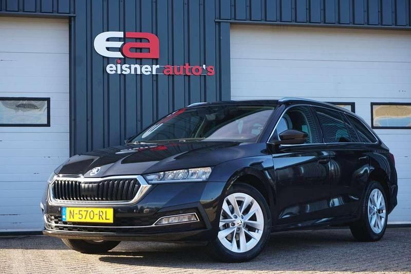 Zwart, metallic lak Gebruikt 2022 Skoda Octavia Business Line Stationwagen | € 15.949 (Eerlijke prijs) - Afbeelding 1/4