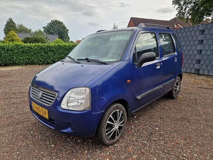 Blauw Gebruikt 2003 Suzuki Wagon R+ GLS Stationwagen | € 2.250 (Iets duurder) - Afbeelding 1/4