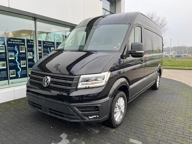 Zwart Nieuw 2024 VW Crafter Exclusive Van | € 48.500 - Afbeelding 1/4