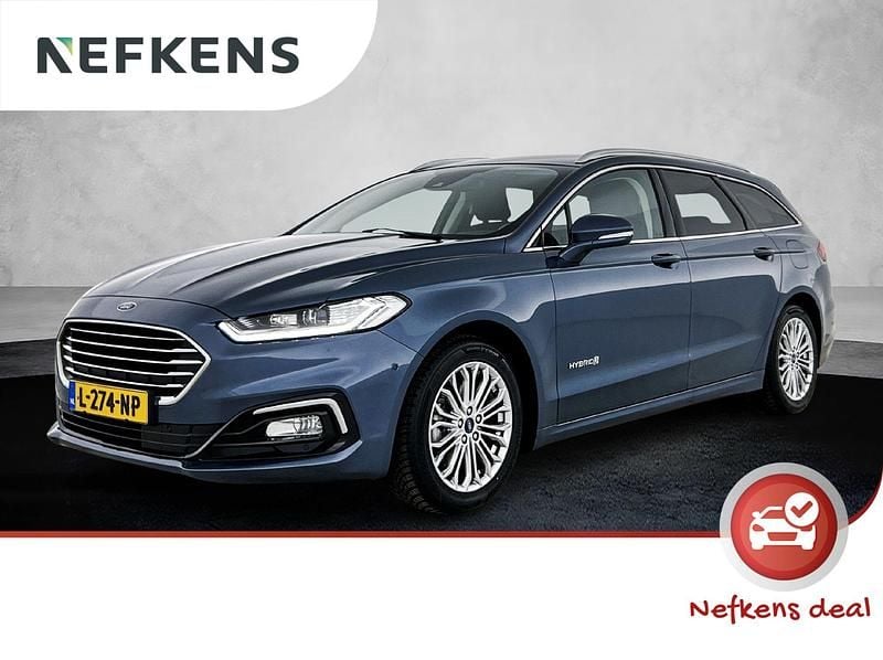 Blauw Occasion 2021 Ford Mondeo Titanium Stationwagen | € 21.725 (Eerlijke prijs) - Afbeelding 1/4