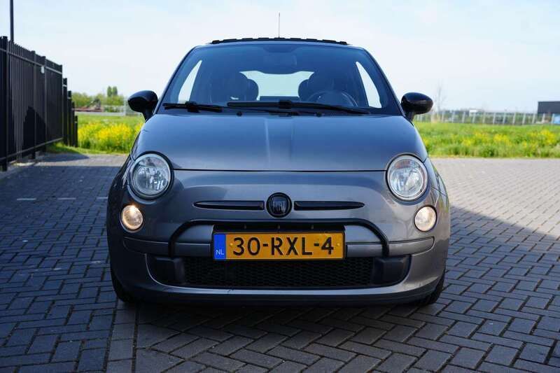 Grijs Gebruikt 2011 Fiat 500 Hatchback | € 6.499 (Eerlijke prijs) - Afbeelding 1/4