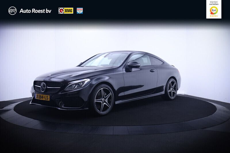 Zwart Gebruikt 2017 Mercedes C250 AMG Line Premium Coupé | € 30.125 - Afbeelding 1/4