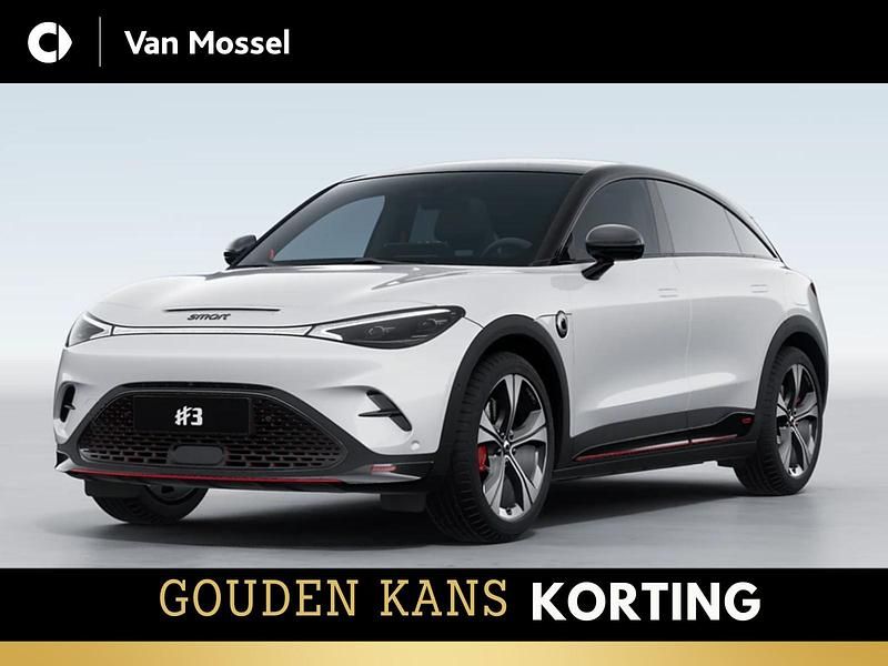 Zwart Nieuw 2024 Smart #3 Brabus SUV | € 47.995 (Duur) - Afbeelding 1/1
