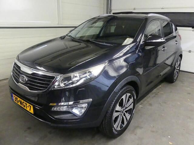 Zwart Gebruikt 2010 Kia Sportage SUV | € 6.945 (Eerlijke prijs) - Afbeelding 1/4