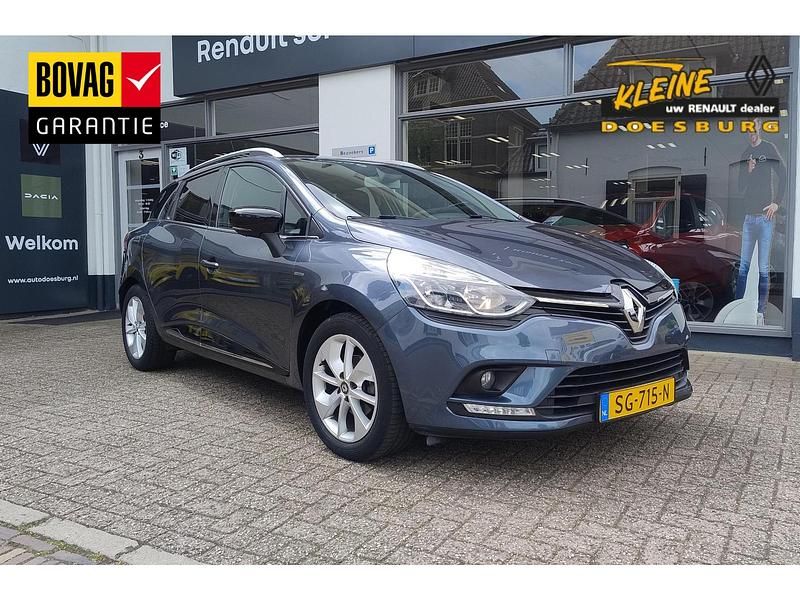 Gris titanium kpn Gebruikt 2018 Renault Clio GrandTour LIMITED Stationwagen | € 12.900 (Iets duurder) - Afbeelding 1/3