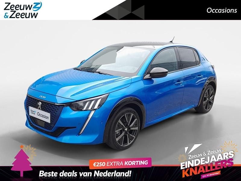 Blauw Gebruikt 2023 Peugeot e-208 GTi Hatchback | € 20.595 (Eerlijke prijs) - Afbeelding 1/4