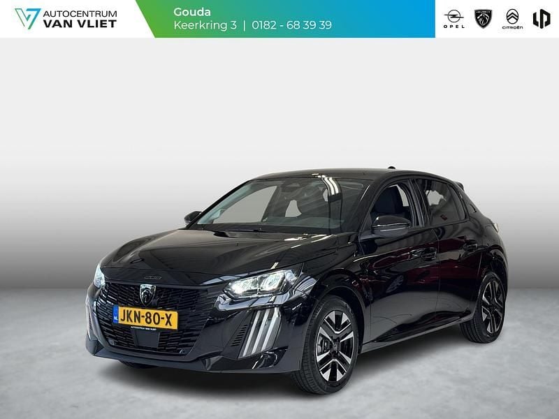 Zwart Nieuw 2025 Peugeot 208 Allure Hatchback | € 31.234 (Eerlijke prijs) - Afbeelding 1/4
