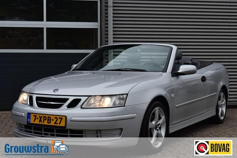 Grijs Gebruikt 2005 Saab 9-3 Cabriolet Linear Cabriolet | € 8.240 (Eerlijke prijs) - Afbeelding 1/4