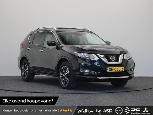 Zwart Gebruikt 2018 Nissan X-Trail N-Connecta SUV | € 18.945 (Eerlijke prijs) - Afbeelding 1/3