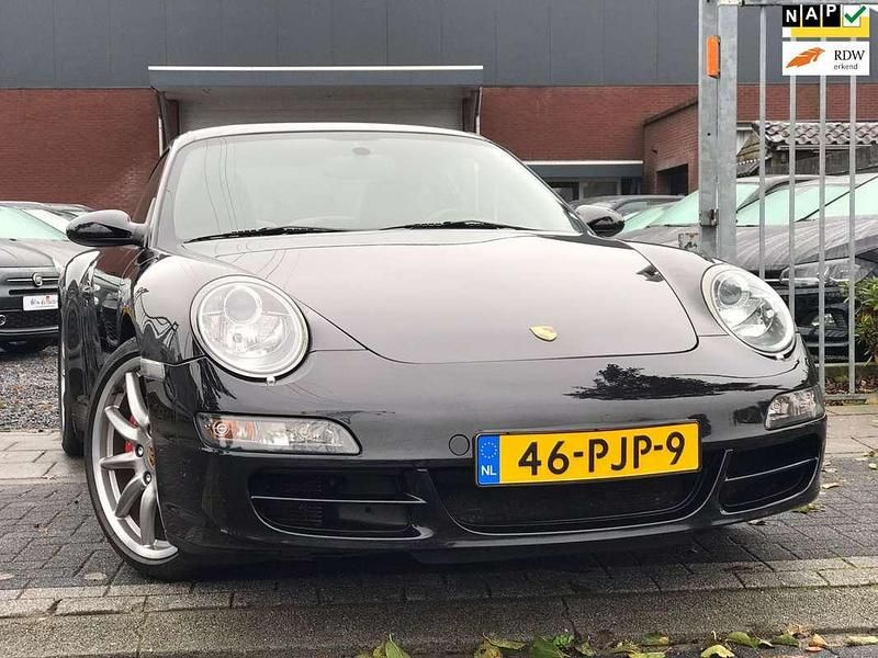 Zwart Gebruikt 2008 Porsche 911 Carrera 4S Coupé | € 53.950 (Iets duurder) - Afbeelding 1/4