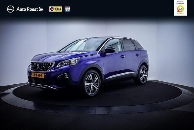 Blauw (metallic) Gebruikt 2019 Peugeot 3008 Allure SUV | € 18.750 (Goede deal) - Afbeelding 1/4