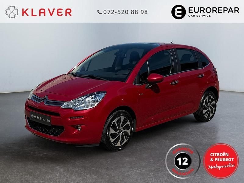 Rood Gebruikt 2016 Citroën C3 Exclusive Hatchback | € 10.950 (Super prijs) - Afbeelding 1/4