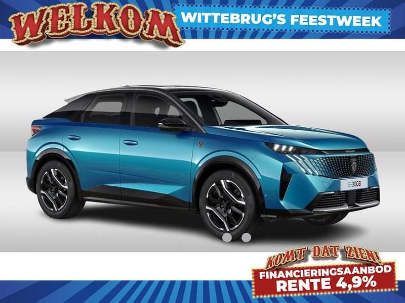 Blauw Nieuw 2025 Peugeot e-3008 Avantage SUV | € 44.888 (Goede deal) - Afbeelding 1/4