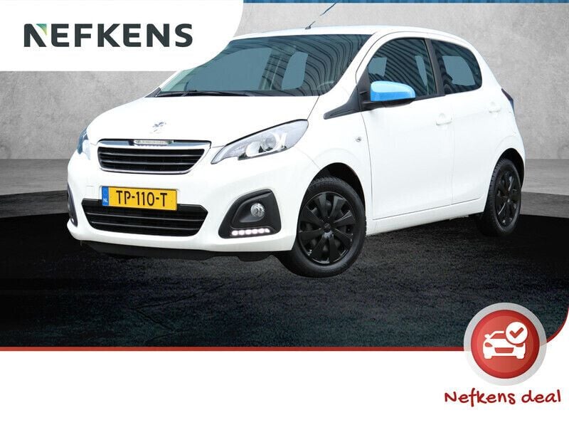 Wit Gebruikt 2018 Peugeot 108 Active Hatchback | € 8.225 (Eerlijke prijs) - Afbeelding 1/4