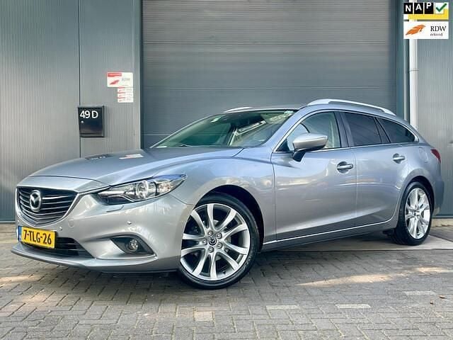 Grijs Gebruikt 2014 Mazda 6 Stationwagen | € 11.444 (Iets duurder) - Afbeelding 1/4