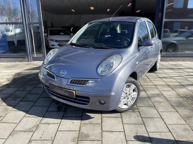 Blauw Gebruikt 2008 Nissan Micra Acenta Hatchback | € 3.495 (Eerlijke prijs) - Afbeelding 1/4