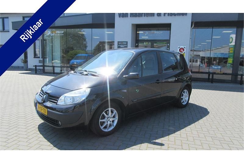 Zwart, metallic lak Gebruikt 2005 Renault Scénic II Dynamique MPV | € 1.950 (Eerlijke prijs) - Afbeelding 1/4