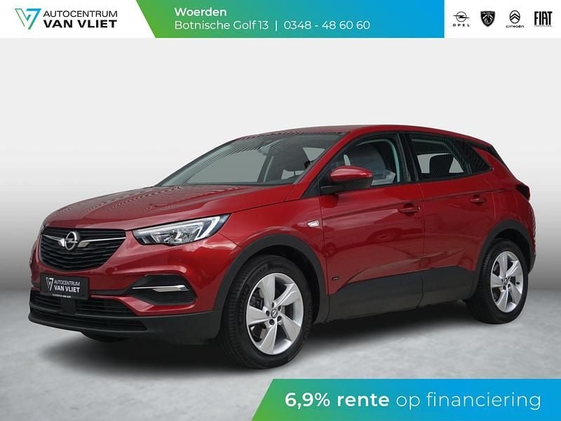 Rood Occasion 2021 Opel Grandland X Business Edition SUV | € 24.189 (Eerlijke prijs) - Afbeelding 1/4