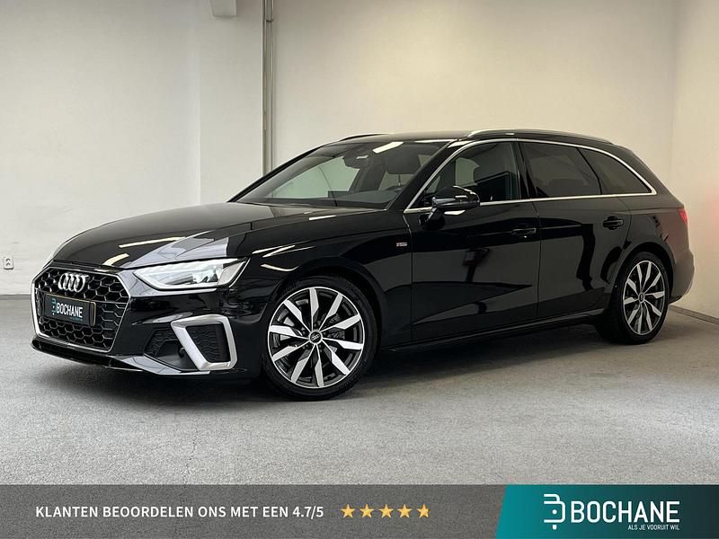 Zwart Gebruikt 2021 Audi A4 S-Line Stationwagen | € 28.695 - Afbeelding 1/4