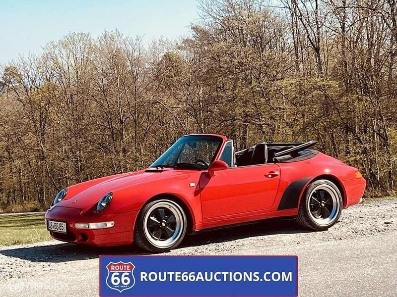 Rood Gebruikt 1995 Porsche 911 Carrera Cabriolet Cabriolet | € 41.700 - Afbeelding 1/4