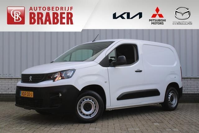 Wit Gebruikt 2019 Peugeot Partner Premium MPV | € 11.800 (Goede deal) - Afbeelding 1/4