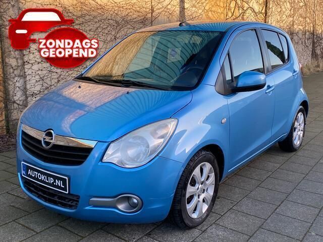 Blauw Gebruikt 2009 Opel Agila Enjoy Hatchback | € 2.445 (Eerlijke prijs) - Afbeelding 1/4
