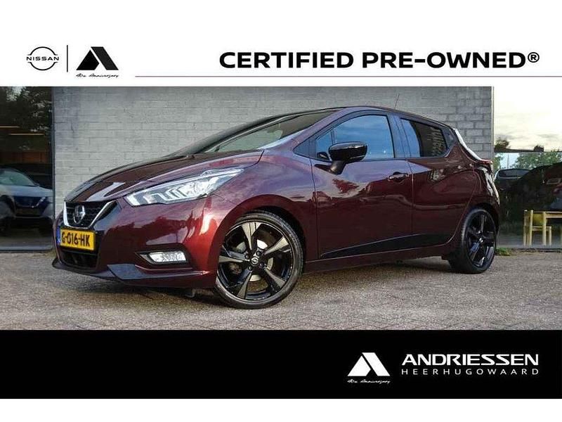Rood Gebruikt 2019 Nissan Micra Hatchback | € 16.450 (Eerlijke prijs) - Afbeelding 1/4