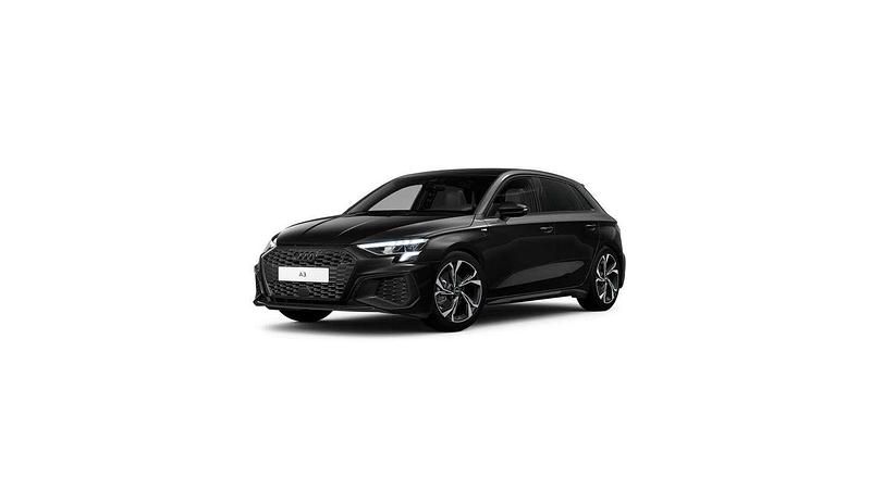 Zwart, metallic lak Gebruikt 2022 Audi A3 Sportback Design Hatchback | € 28.840 (Iets duurder) - Afbeelding 1/3