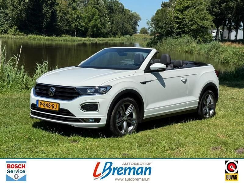 Wit Gebruikt 2021 VW T-Roc Cabriolet R-line Cabriolet | € 29.995 (Eerlijke prijs) - Afbeelding 1/4